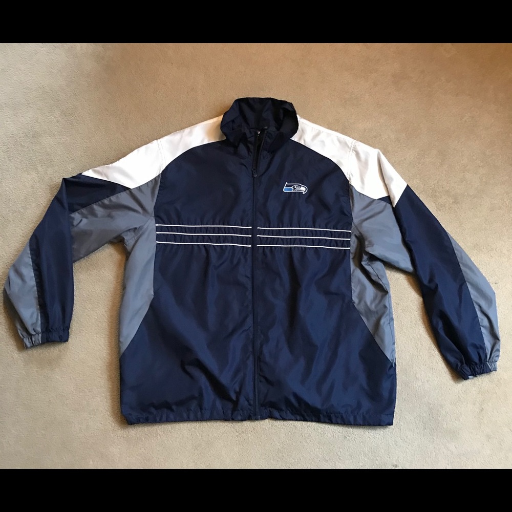 Seattle Seahawks Sports Illustrated Jacket Mens XL